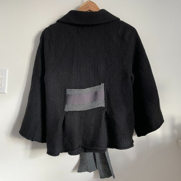 Vintage Mercer and Madison Button Tie Jacket w Cropped Sleeve - Picture 3 of 8